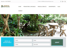 Tablet Screenshot of bandonhospitalsamui.com